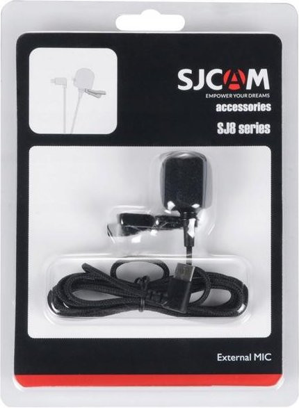 SJCAM Externes Mikrofon für die SJ8 Action-Kamera Serie in Schwarz - Bild 1