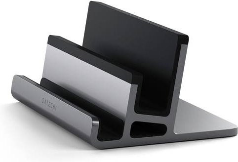 Satechi Dual Vertical Notebook-Ständer in Grau - Bild 1