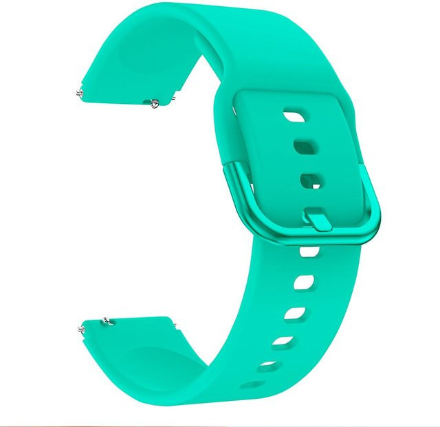 Uhrenarmband Silikon, bunt, kobaltblau, 18 mm, Unisex - Bild 1