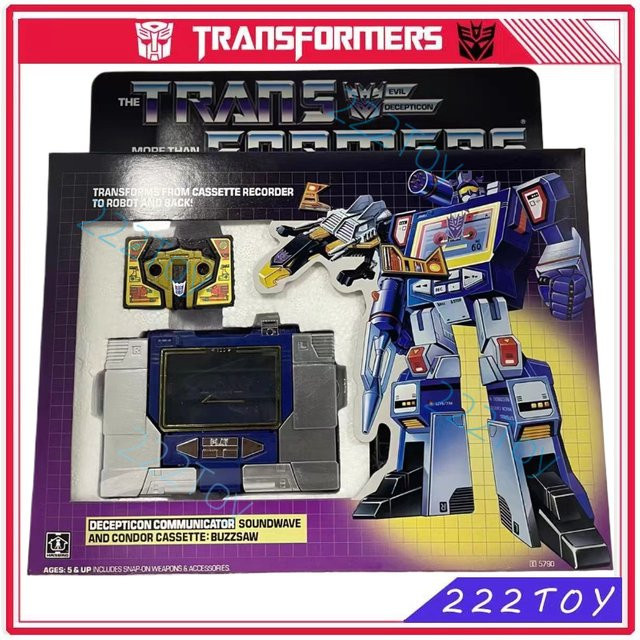Hasbro Transformers Classic G1 Reissue KO Edition Soundwave & Condor Kassette, Actionfiguren, Roboter - Bild 1