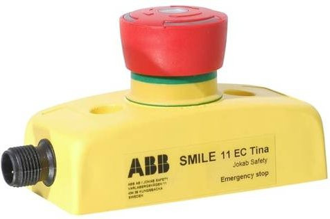 ABB SMILE 11 EC TINA Not-Aus/Not-Halt-Taster in Gelb - Bild 1