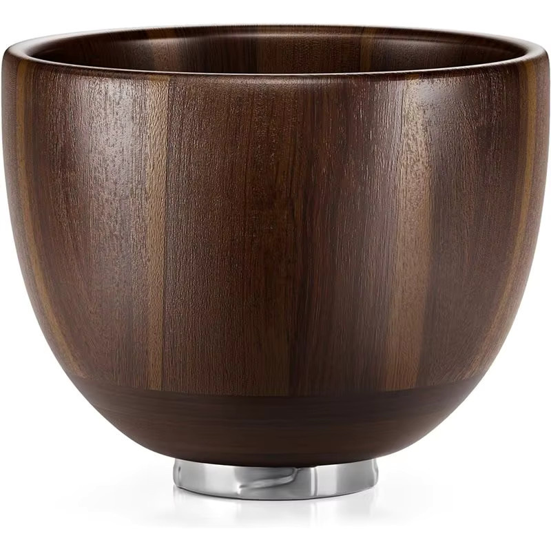 A74G Halter aus Akazienholz für KitchenAid Küchenmaschinen-Mischschüsseln (4,5 & 5 QT), Farbe: Braun - Bild 4