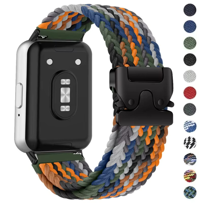 CAOWTAN Uhrenarmband für Samsung Galaxy Fit 3, Nylon, Multicolor, Unisex - Bild 1