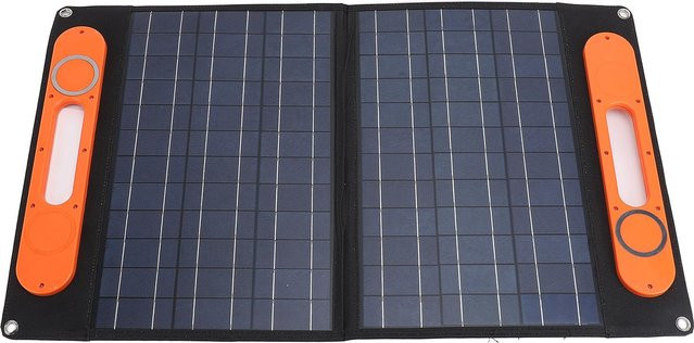 Aimo Tragbares faltbares Solarpanel 18V 100W mit Aufbewahrungstasche in Schwarz - Bild 1