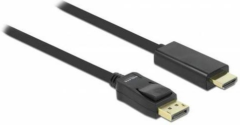 Delock DisplayPort auf HDMI Anschlusskabel Schwarz 3m mit vergoldeten Steckkontakten - Bild 2
