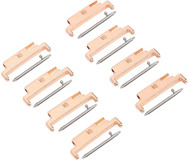 4 Paar Bandadapter und Stege Metall, Schnellverschluss, 18-22 mm - Bild 1