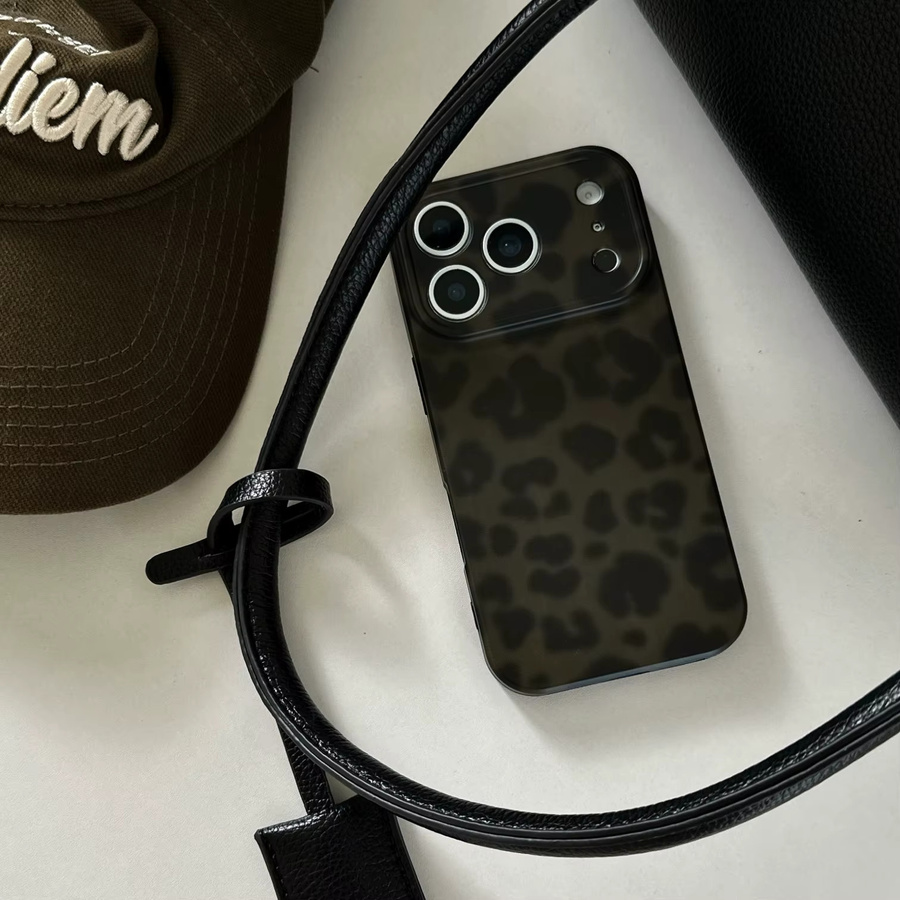 Modische Silikon-Schutzhülle mit Leopardenmuster für Apple iPhone in Braun und Multicolour - Bild 3