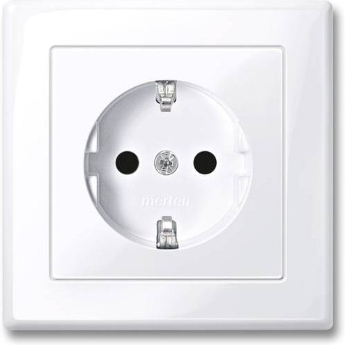 Merten Steckdose System M in Weiß MEG2300-1425 - Bild 1