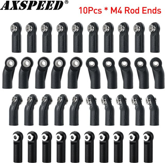 AXSPEED M4 Stangenenden Kunststoff-Verbindungskugeln, 10-teiliges Set - Bild 1