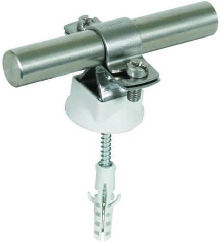 DEHN Überspannungsschutz-Montageset 274260 SH ZS 16 KS KD8X40 aus Edelstahl in Silber - Bild 1
