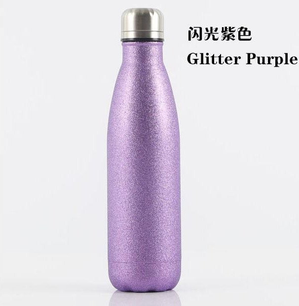 Jinbang Edelstahl Sportflasche mit One Piece Druck, Thermobecher in Purple, 500ml - Bild 1