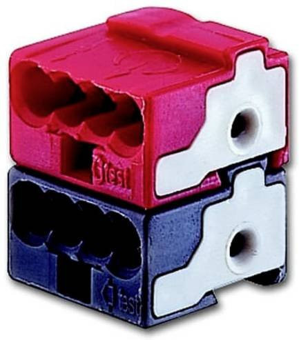Busch-Jaeger Klemmblock Verbinder 2CKA006183A0016 in Rot, Schwarz und Mehrfarbig - Bild 1