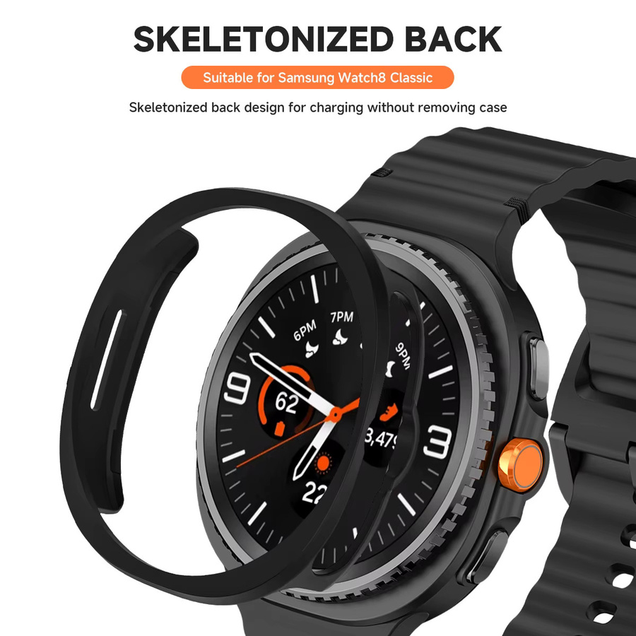 FancyWrist Uhrenarmband Samsung Galaxy Watch 8 Classic 46 mm, Silikon, Schwarz - Bild 2