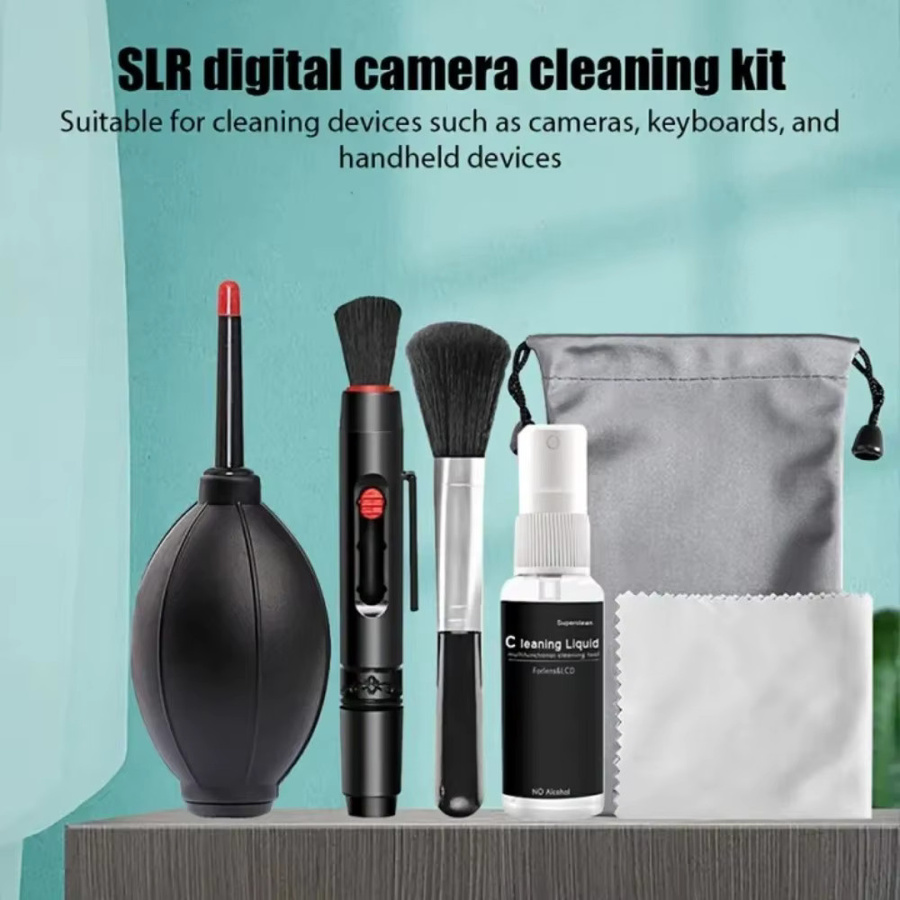 Slr Digital Reinigungsset in Schwarz für Objektive, Laptops und Bildschirme - Bild 3