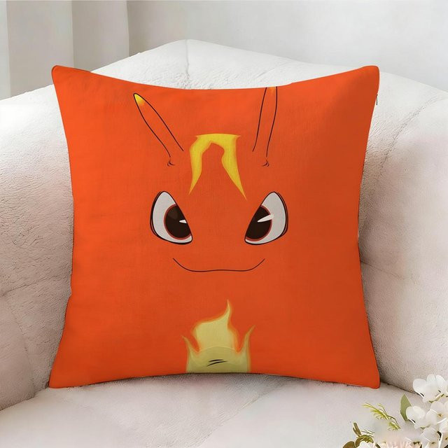 JMG Clothing Anime Kissenbezug Slugterra, beidseitig bedruckt, Farbe: Orange, B/T/H: 35 x 35 x 0 cm - Bild 1