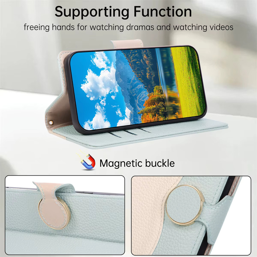 Samsung Umhängetasche mit Kartenhalter und Handyhülle für Galaxy A-Serie in Grün - Bild 2
