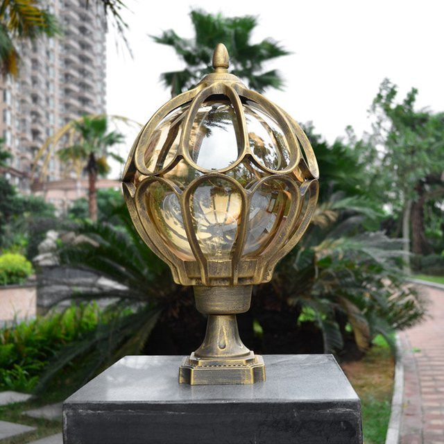Wecus Nordische Wandlampe aus Aluminium in Schwarz für Außenbereich und Garten - Bild 1