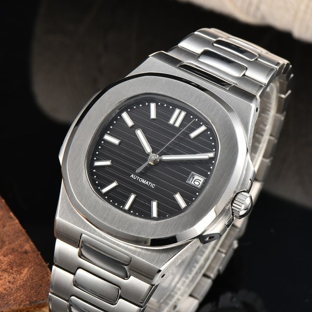 Dwayne Campbell Armbanduhr, Automatik, Edelstahl, Weiß, Herren, 43 mm - Bild 1