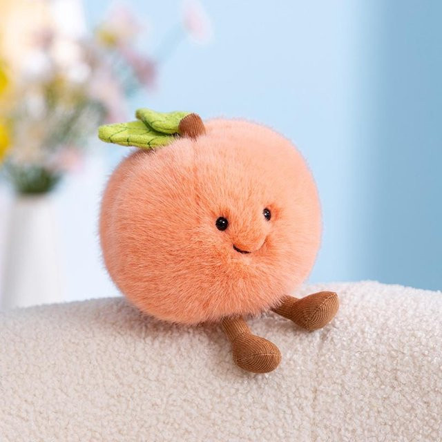 Yiran Health & Beauty Squishy Obst Plüschtier, Stofftier, Rot, Grün, Gelb, Rosa / Pink - Bild 1