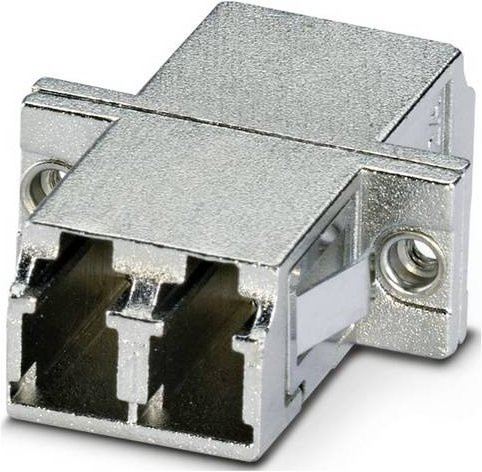 Phoenix Contact 1208069 LWL-Kupplung für Ethernet/LAN, Silber, 6er-Pack - Bild 1