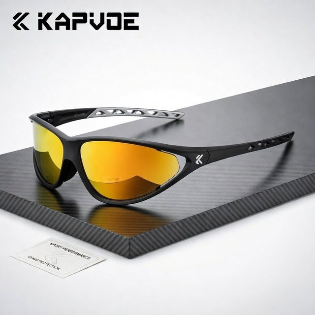 Kapvoe Highstreet Sportsonnenbrille, Herren, Vollrand, Kunststoff, Photochrom - Bild 1