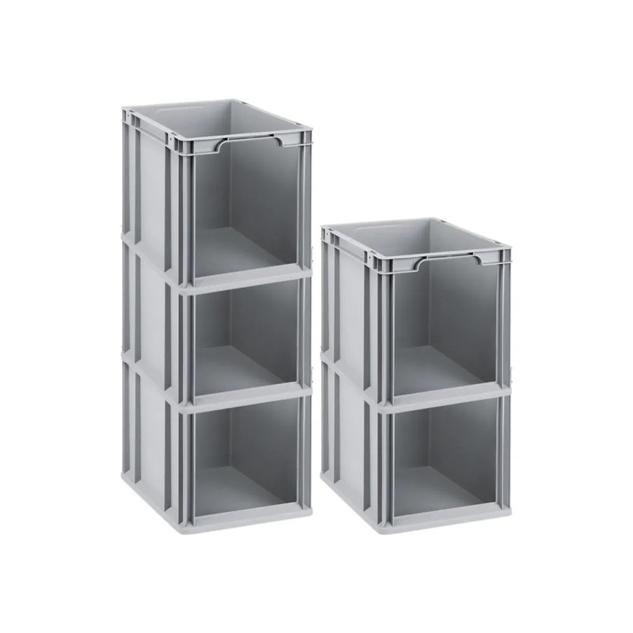 PROREGAL SparSet 5x Eurobox NextGen Store Transportboxen mit offener Front, Grau, H x B x T: 32 x 30 x 40 cm, 30 Liter - Bild 2