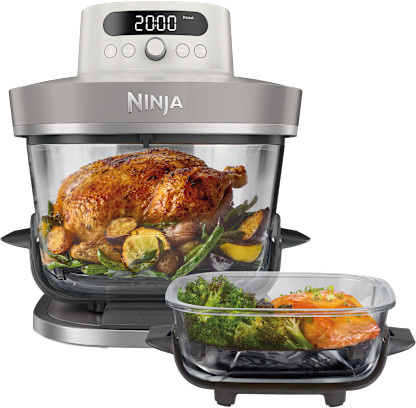 Ninja CRISPi PRO 7-in-1 Glas-Air-Fryer Hellgrau AS101EULG von SharkNinja - Bild 1
