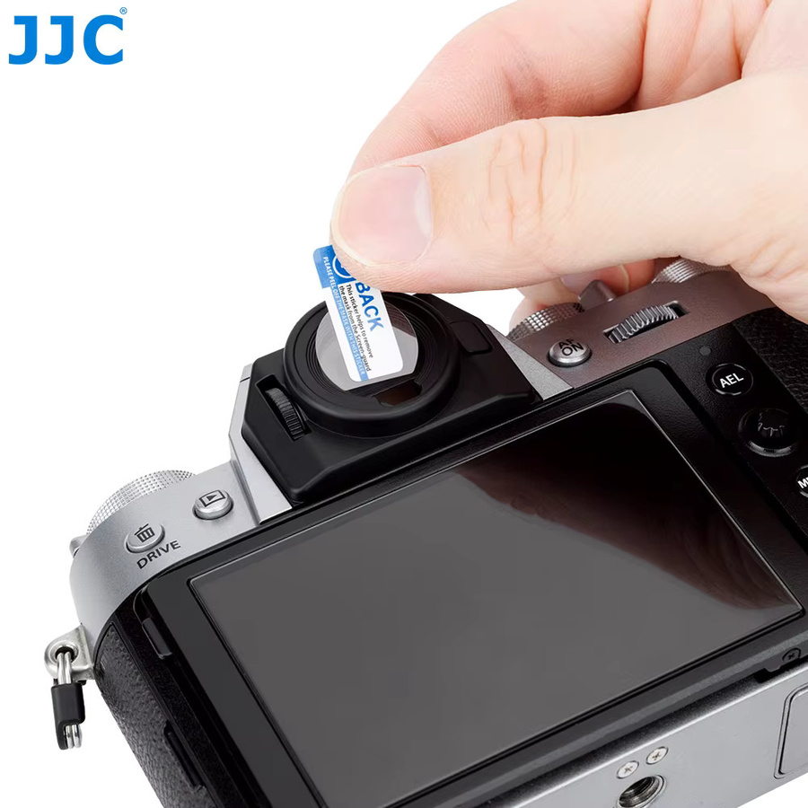 JJC Sucher-Displayschutzfolie für Fujifilm X-T50, X-S20, X-S10, X-T200, X-T30II, X-T30, X-T20, X-T100, X-T10, transparent, kratzfest und staubdicht - Bild 4