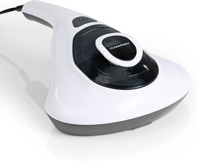 CLEANmaxx Milben-Handstaubsauger mit UV-C-Licht, Vibration und HEPA-Filter, Weiß - Bild 1