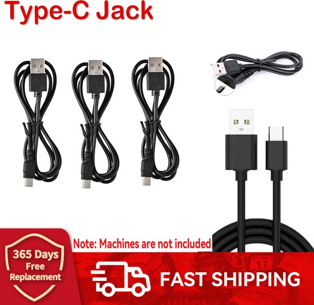 EJEAS USB-C Ladekabel für Motorrad Helm Intercom Headset V6 PRO V4 Plus Vnetphone Schwarz - Bild 1