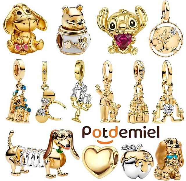 Potdemiel Disney Anhänger, 925 Silber, Perle, Damen - Bild 1