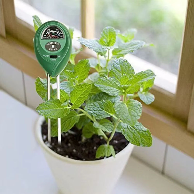 3-in-1 Bodenmessgerät für Feuchtigkeit, pH-Wert und Licht zur Pflege deiner Gartenpflanzen und Blumen - Bild 3