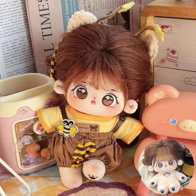 Idol Puppe Plüsch, Stern, mit Kleidung, 20 cm - Bild 1