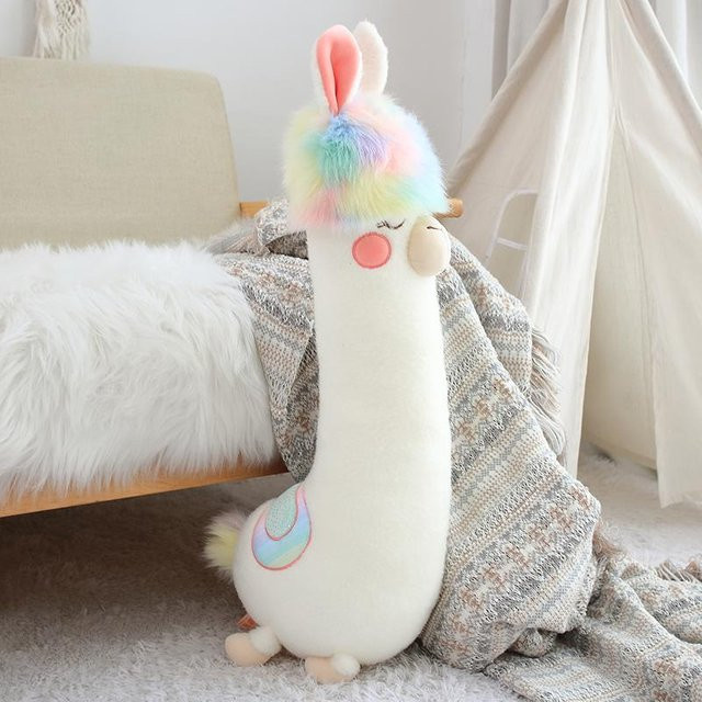 Binchi Fitness Regenbogenhaar Alpaka, Plüschtier, Bunt / Mehrfarbig, ab 14 Jahre - Bild 1