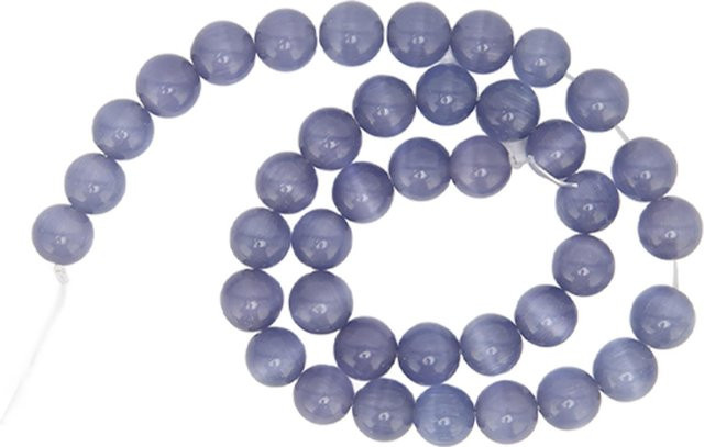 Neoglint Natursteinperle, Runde Perle, 10 mm, Gray, Unisex - Bild 1