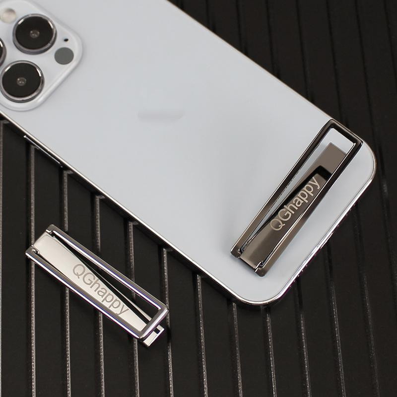 Handy Ring Mini aus Aluminiumlegierung als tragbare Halterung für Smartphone und Tablet in Hellrosa - Bild 7