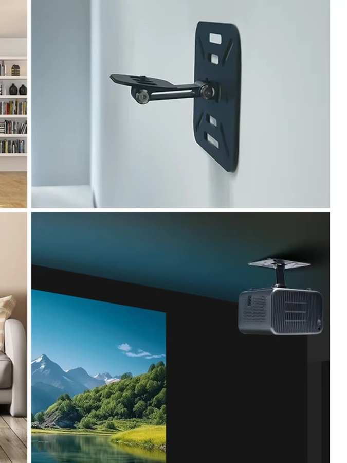 Salange Universelle Projektorhalterung in Silber, verstellbarer Desktop-Projektorständer und mobile Wandhalterung für dein Zuhause - Bild 2