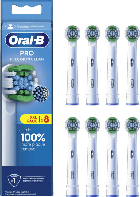 Oral-B Pro Precision Clean Weiß, 8 Stück - Bild 1