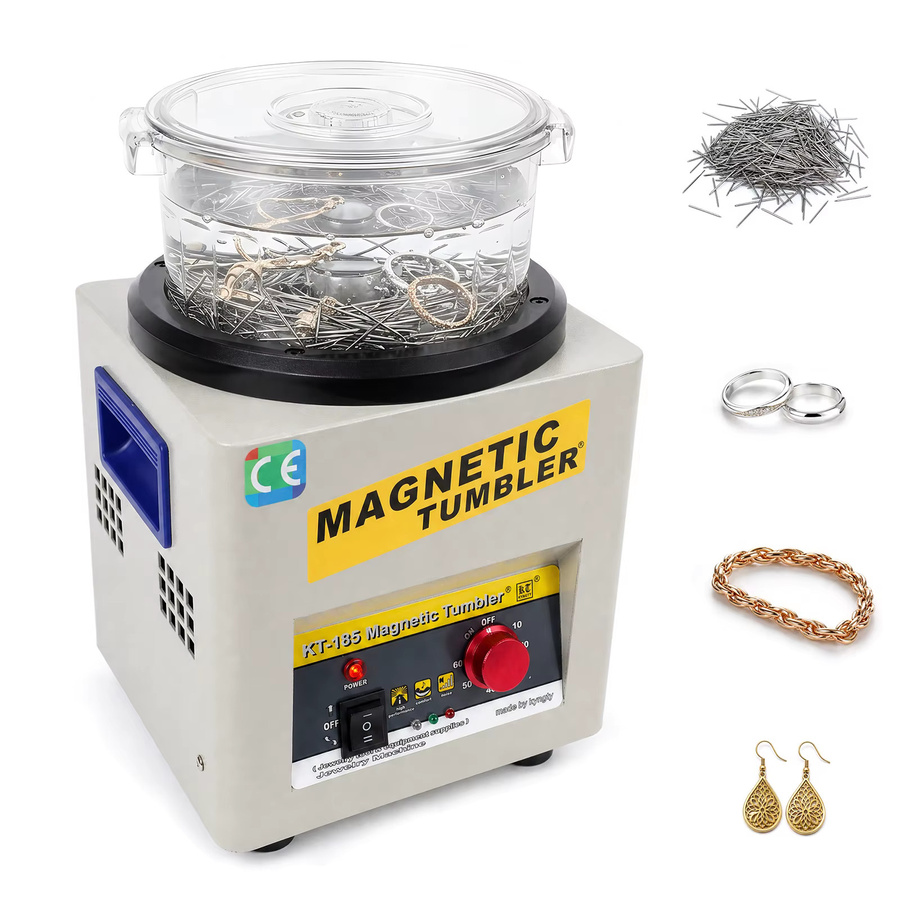 Podofo KT-185 Magnetpolierer mit 2000 U/min und 180 mm Durchmesser für Schmuck und Präzisionsteile - Bild 6