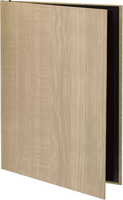 VEGA Speisekarte Lenio A4 in Sand ohne Prägung, B: 23,8 cm, H: 32,6 cm - Bild 1