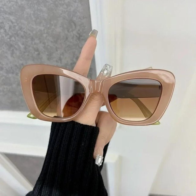 Oculos Sonnenbrille, quadratisch, Vollrand, Kunststoff, Unisex, braun - Bild 1