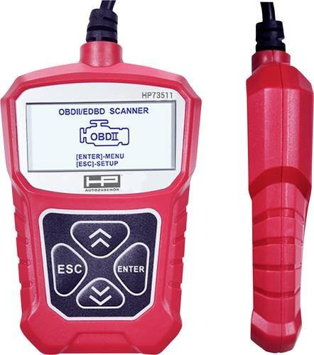 HP OBD II Diagnosegerät 75311 in Rot – Universelles Diagnosetool für dein Auto - Bild 1