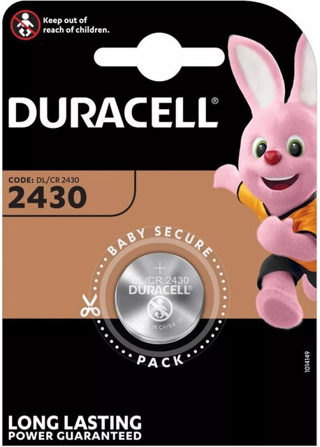 Duracell CR2430 Lithium Knopfzelle 3 V in Silber - Bild 2