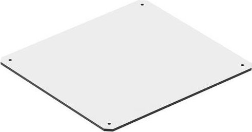 Spelsberg GEOS-S EPT 4030 72202501 Montageplatte aus transparentem Polycarbonat, B: 25,0 cm, H: 22,5 cm, Tiefe: 0,4 cm - Bild 1