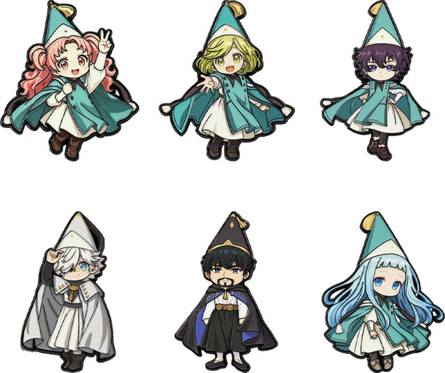 Atelier Coco Broschen, 6er-Set Hexenhüte Anime Emaille-Pins, Unisex - Bild 1
