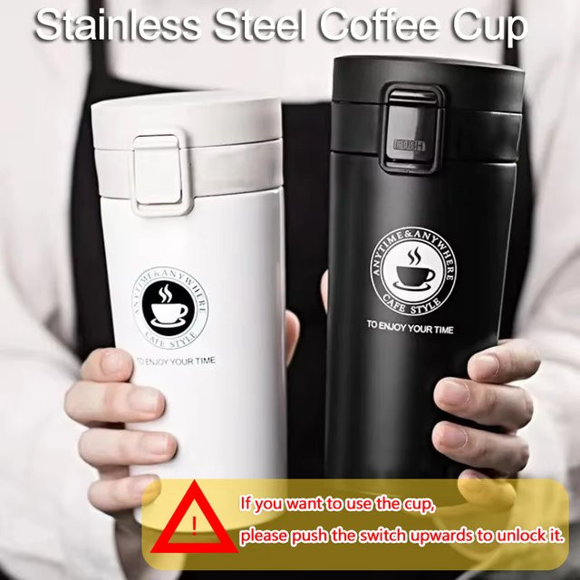 Doppelwandiger Thermobecher aus Edelstahl 304, 0,5 l Isolierflasche für Kaffee, Tee und Wasser, auslaufsicher - Bild 1