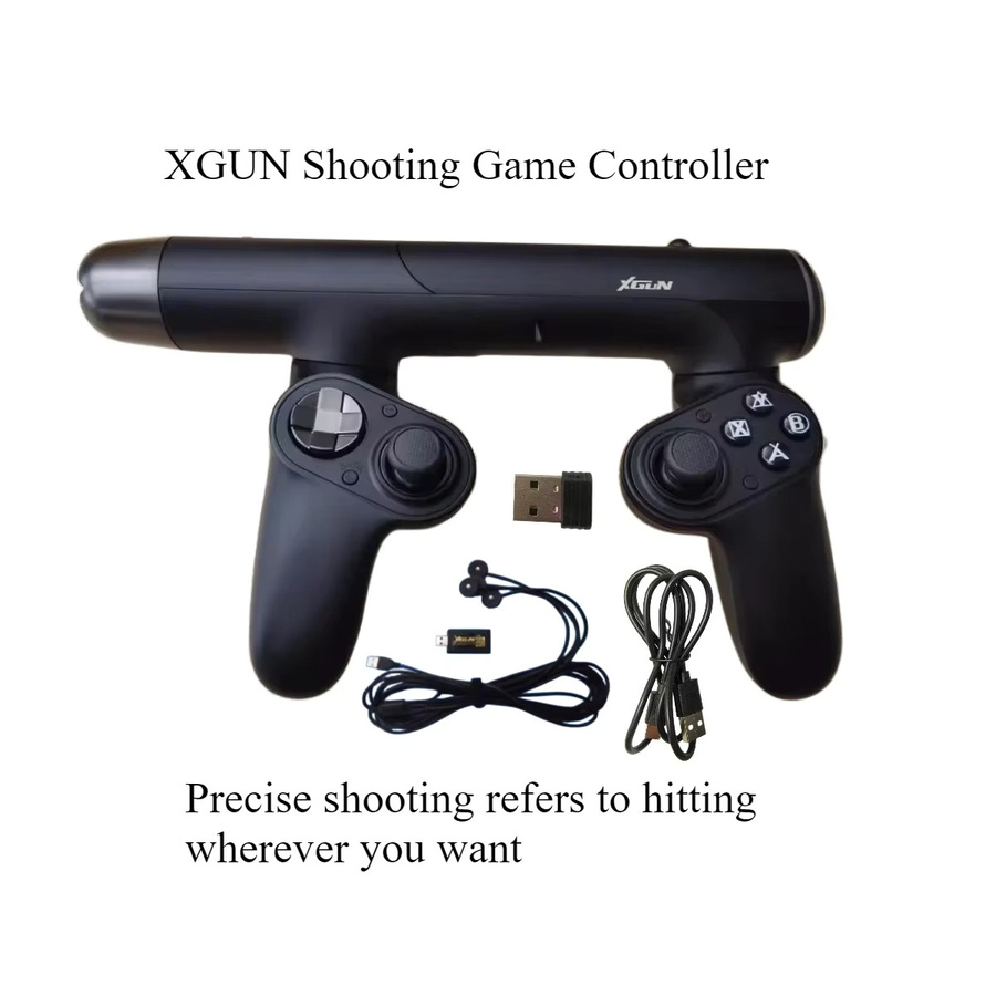 XGUN Light Gun Gaming Controller in Schwarz für Nintendo Switch, PC und PS4 mit Bluetooth und USB-Anschluss - Bild 5