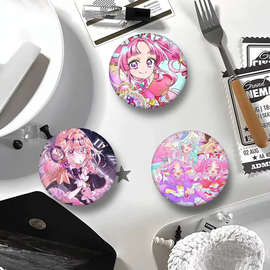 Bilibili Brosche, Anime Star Detective Precure, Rund, Bunt - Bild 5