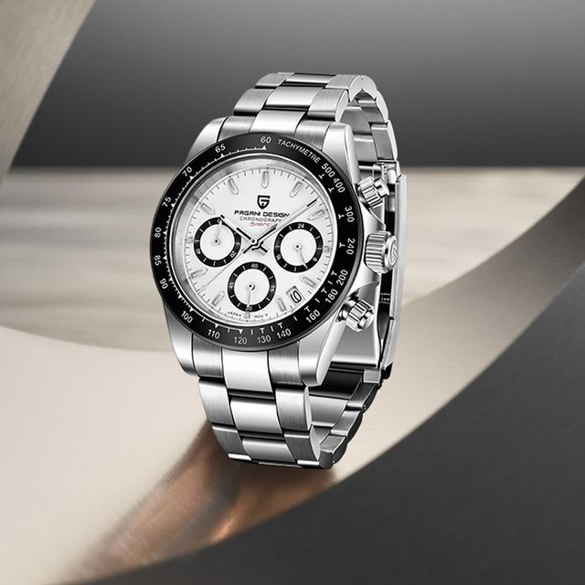 Pagani Design Chronograph, Quarz, Edelstahl, Saphirglas, Herren - Bild 1