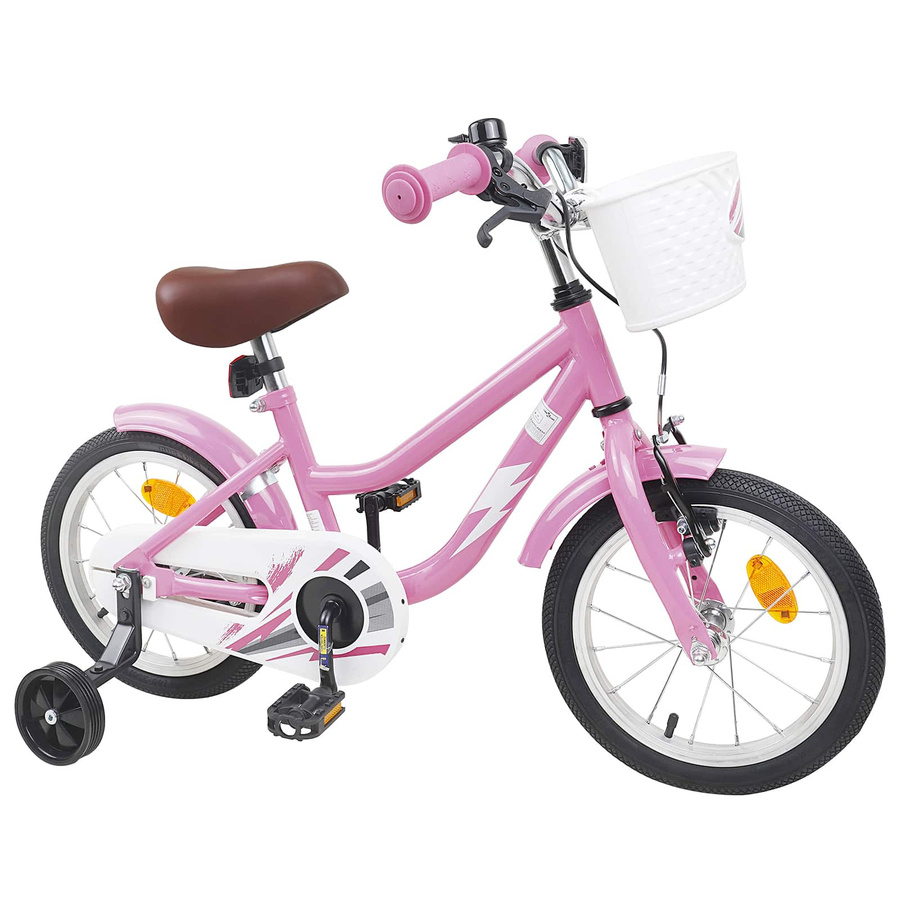 VD Home Furnishing Kinderfahrrad 14 Zoll Hellrosa - Bild 1
